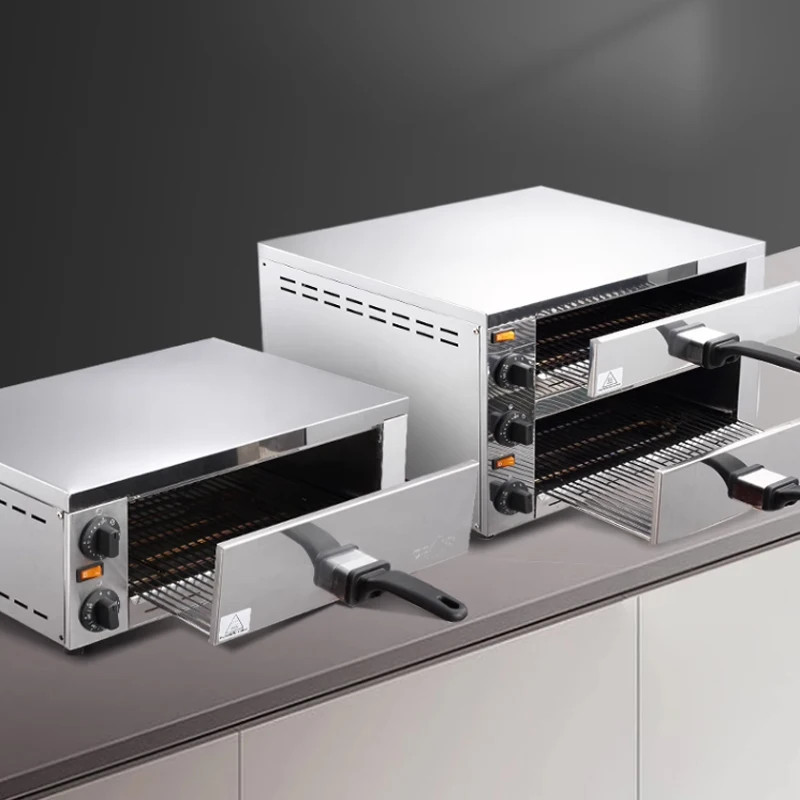 Compact Multi-Functional Home-Use Professional Single/Double-Deck Pizza Oven