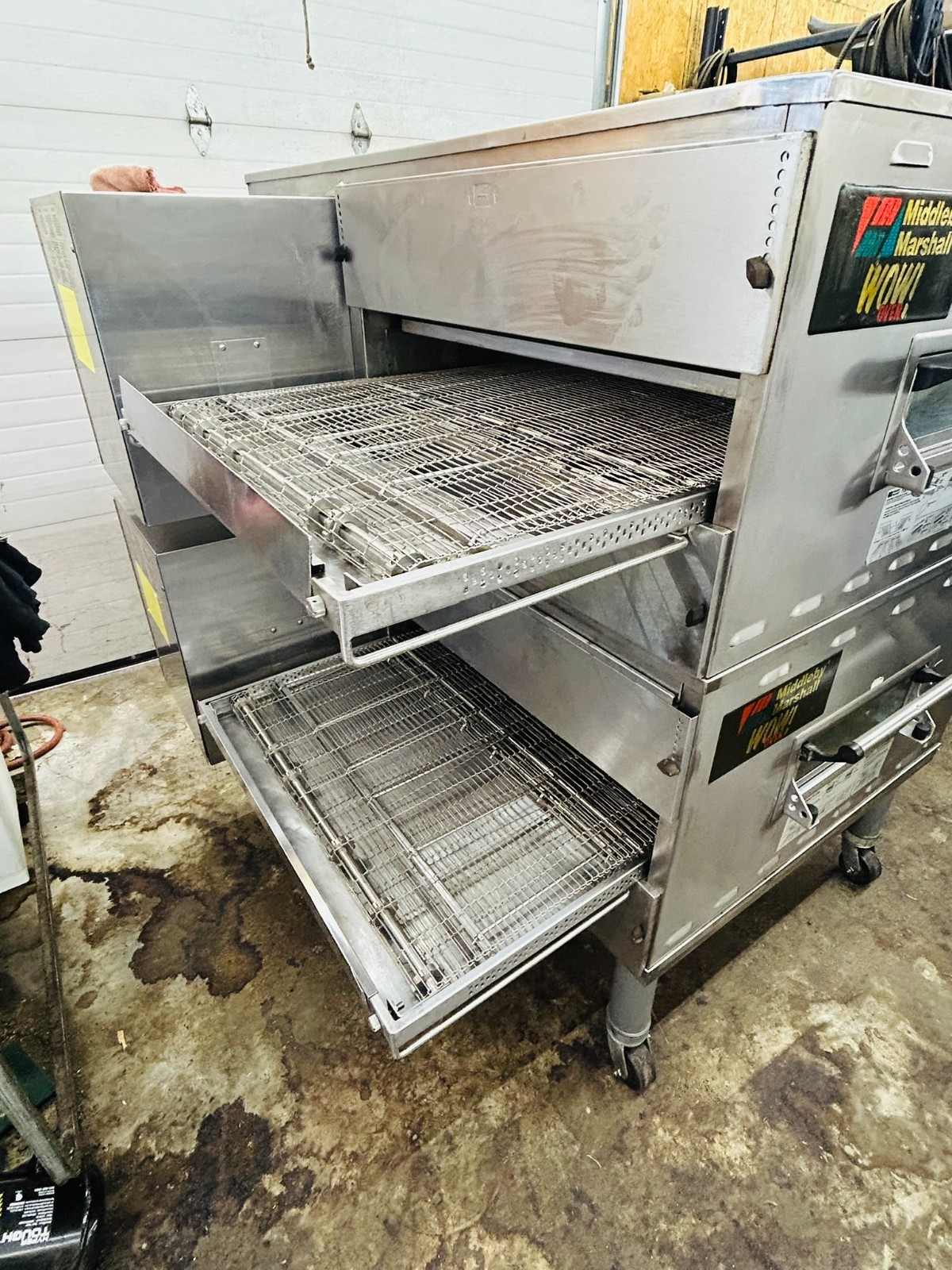 Middleby Marshall PS840G Double Stack Conveyor Oven 120,000 BTU Refurbished
