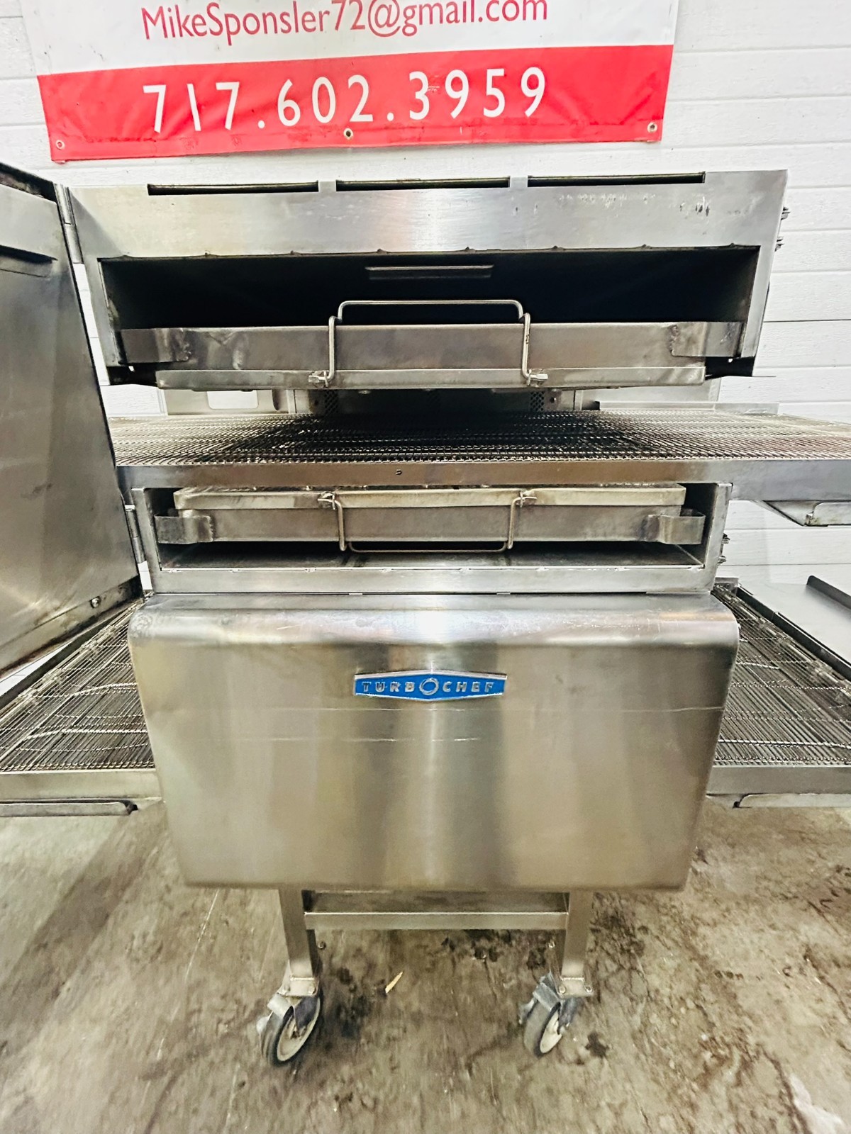 Turbochef HHC2020 High Speed Double Conveyor Pizza Ovens Refurbished and Works