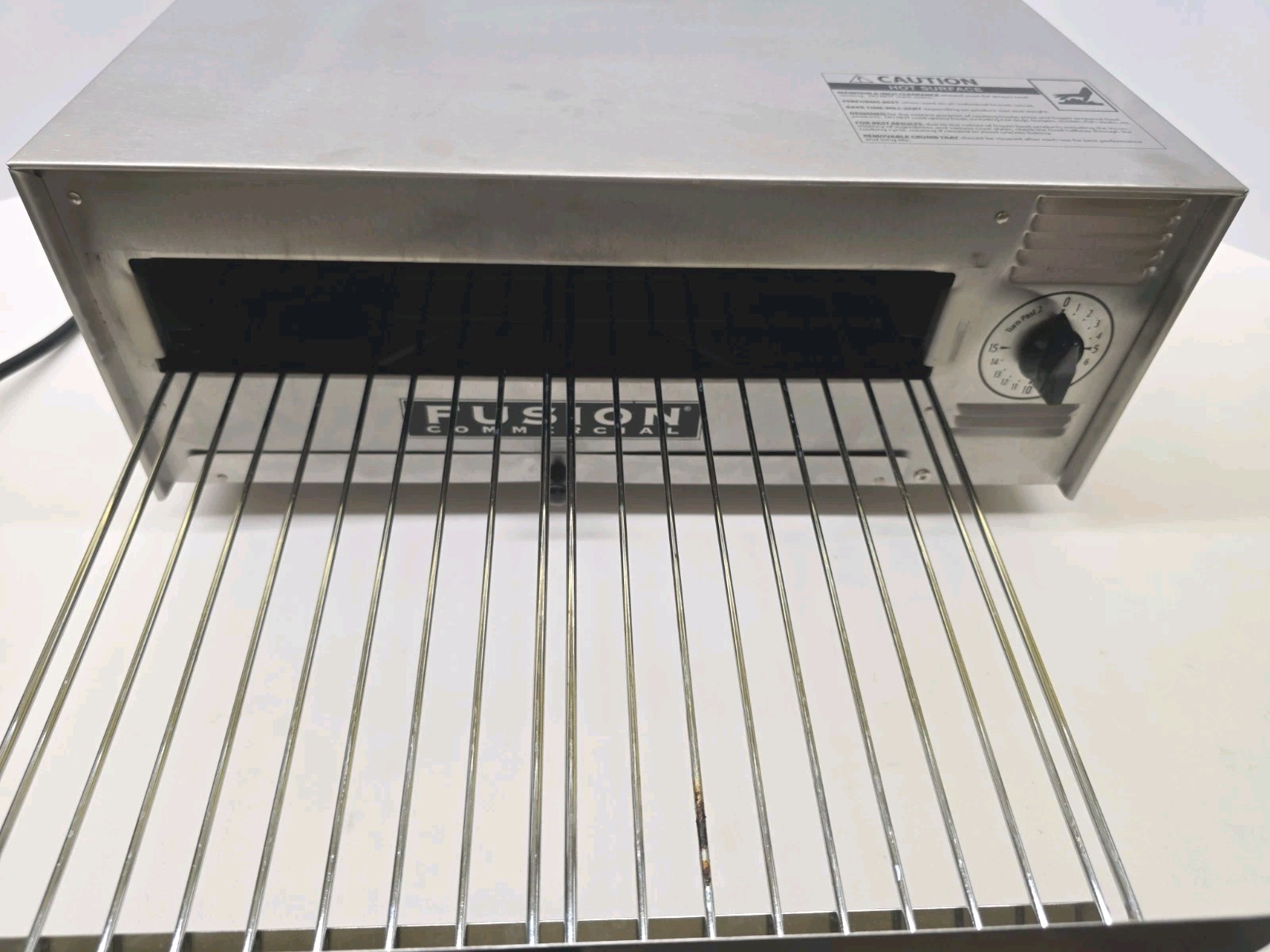 Fusion Commercial Countertop 12” Pizza Oven Stainless Steel Electric 507FC