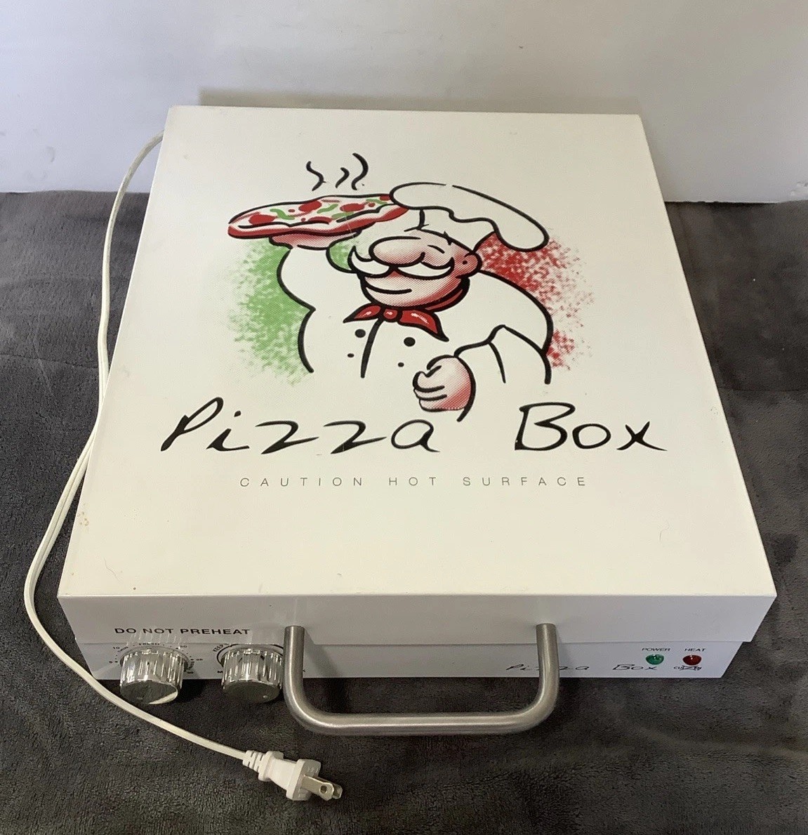 Cuizen Pizza Box Countertop Pizza Oven w/ 12″ Rotating Pan PIZ-4012 – Tested