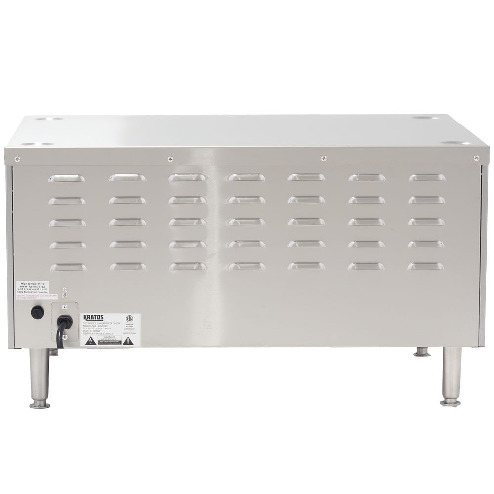 Kratos Commercial Oven, Single-Deck Countertop Electric Pizza/Bakery Oven,