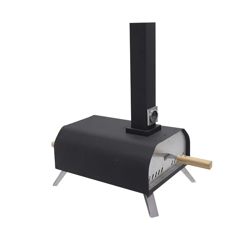 Pizza Oven with Thermometer Folding Portable Pizza Oven for Home Commercial Use