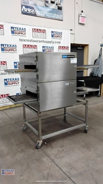 Lincoln Impinger 1116 Gas Double Stack Conveyor Pizza Oven