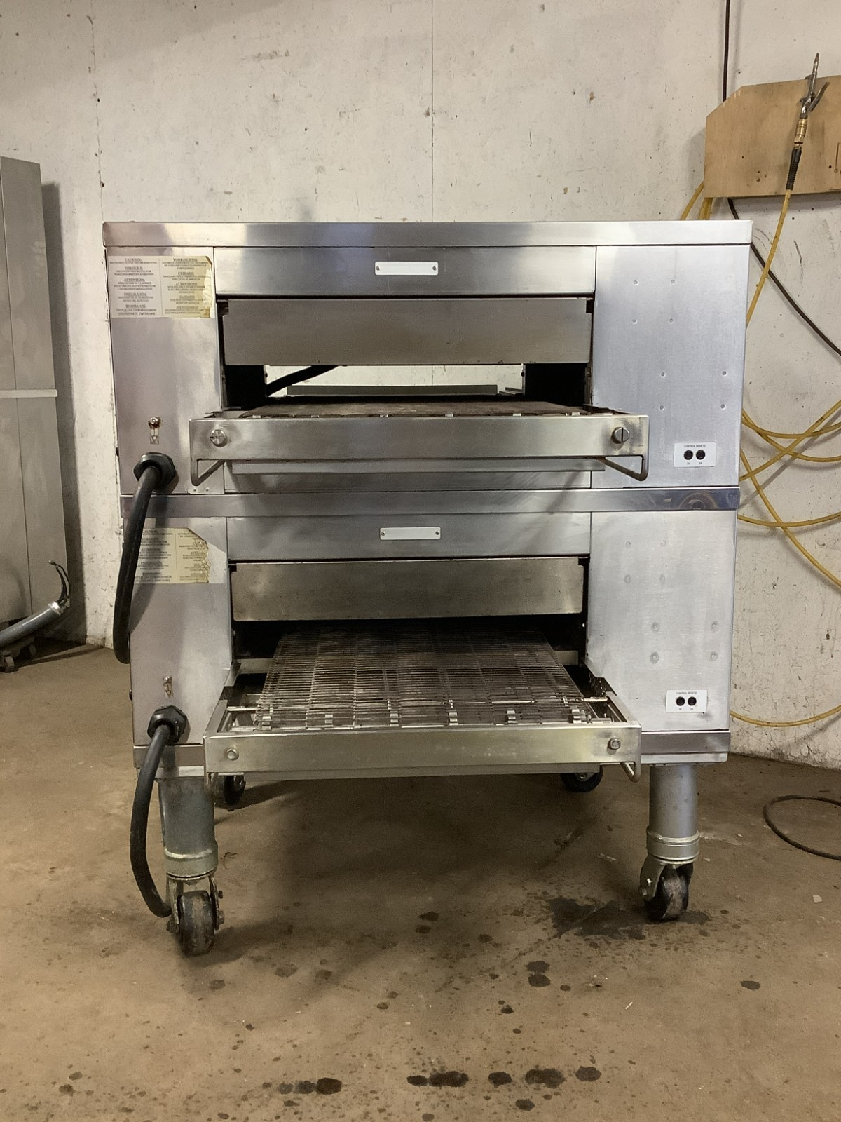 Pizza Oven Conveyor 2023 Middleby Marshall DZ33T Double Stack 208V 3PH TESTED