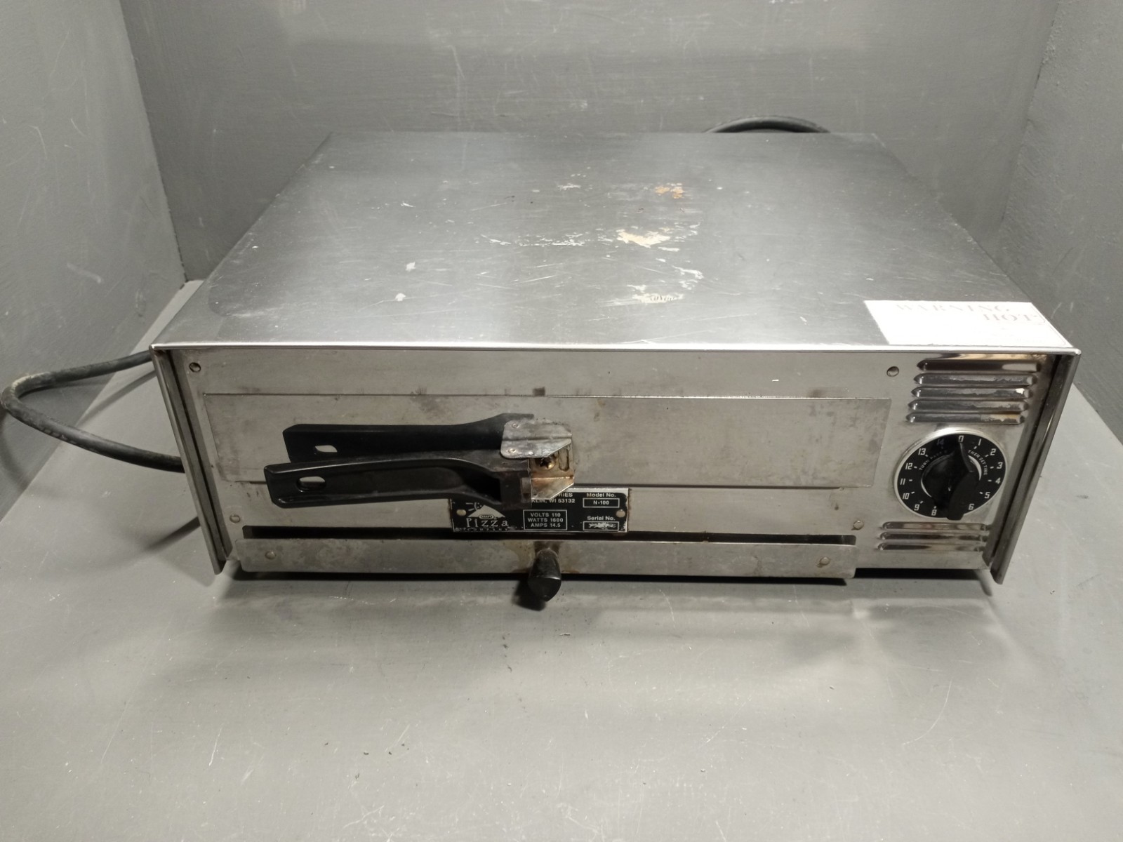 Nova N-100 Commercial Countertop Pizza Oven Warmer Kraft Pizza Company Tested