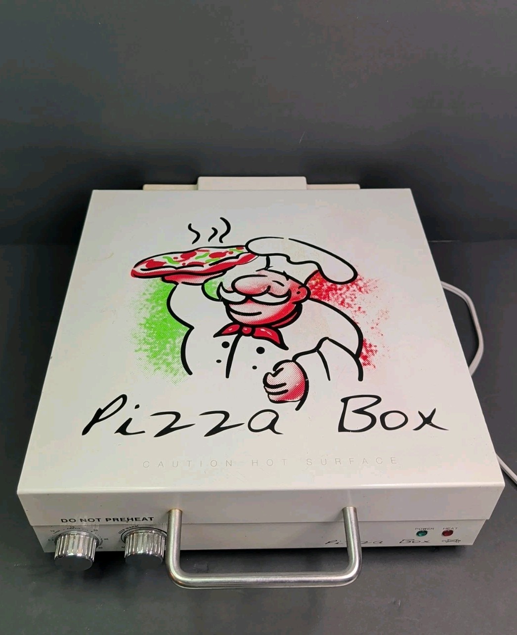 Cuizen Pizza Box Countertop Pizza Oven w/ 12″ Rotating Pan PIZ-4012