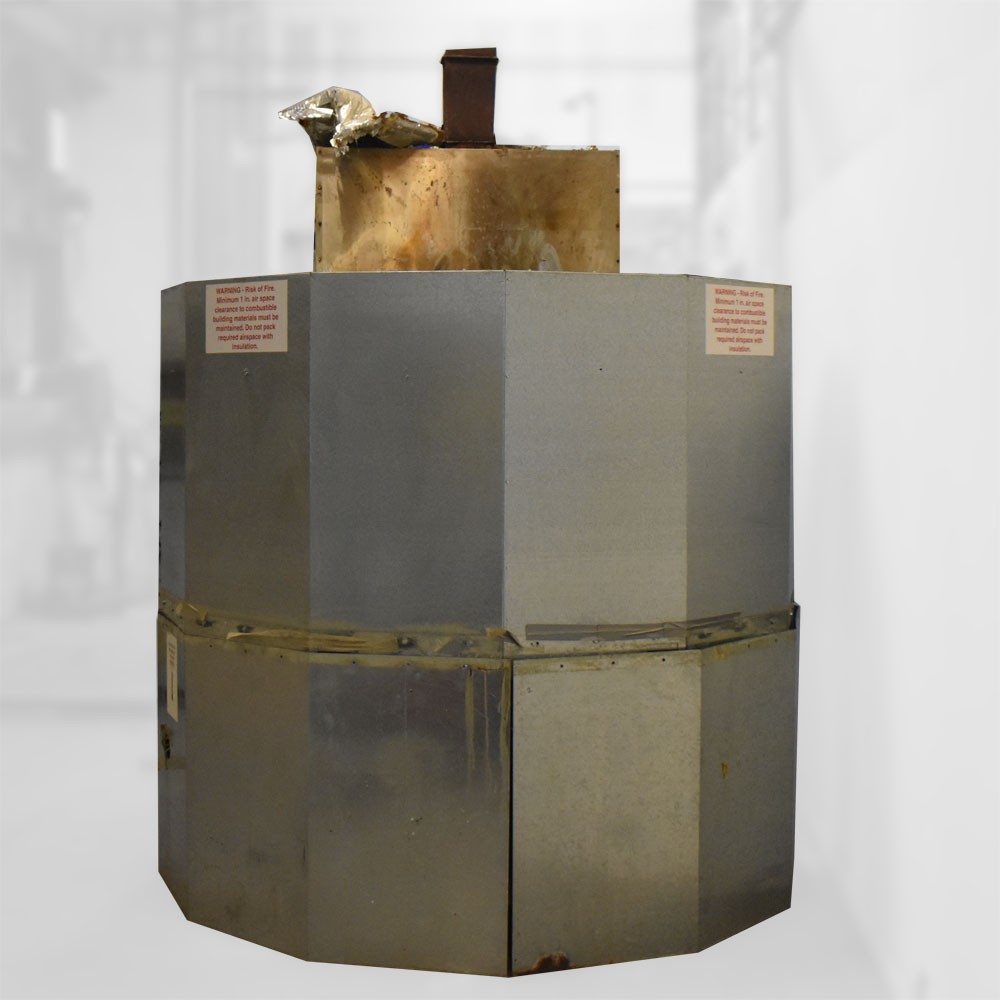 Wood Stone WS-MS-7-RFG-IR-NG 7-Ft Mt Rainier Gas-Fired Pizza Oven NAT + Hood