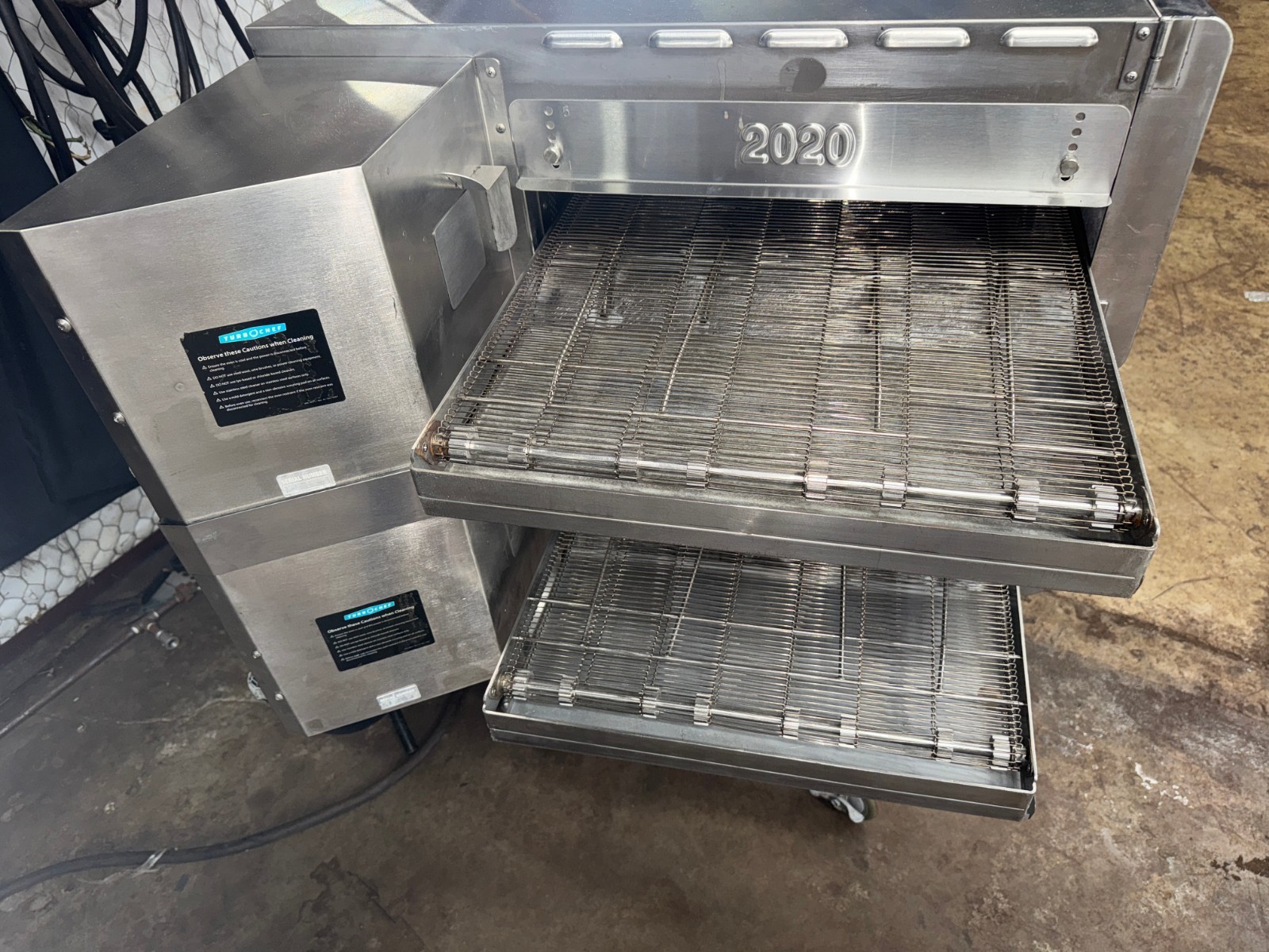 Turbochef HHC2020 High Speed Double Conveyor Pizza Oven Tested and Works