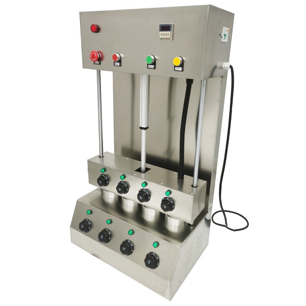 Pizza Cone Machine Stainless Steel Pizza Cone Forming Making Machine 4 Heads Piz