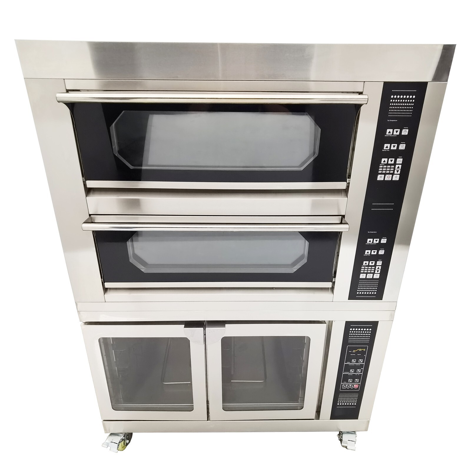 220V 3PH Electric 3-layer Pizza Bread Oven Oven & Fermentation Tank All-in-1