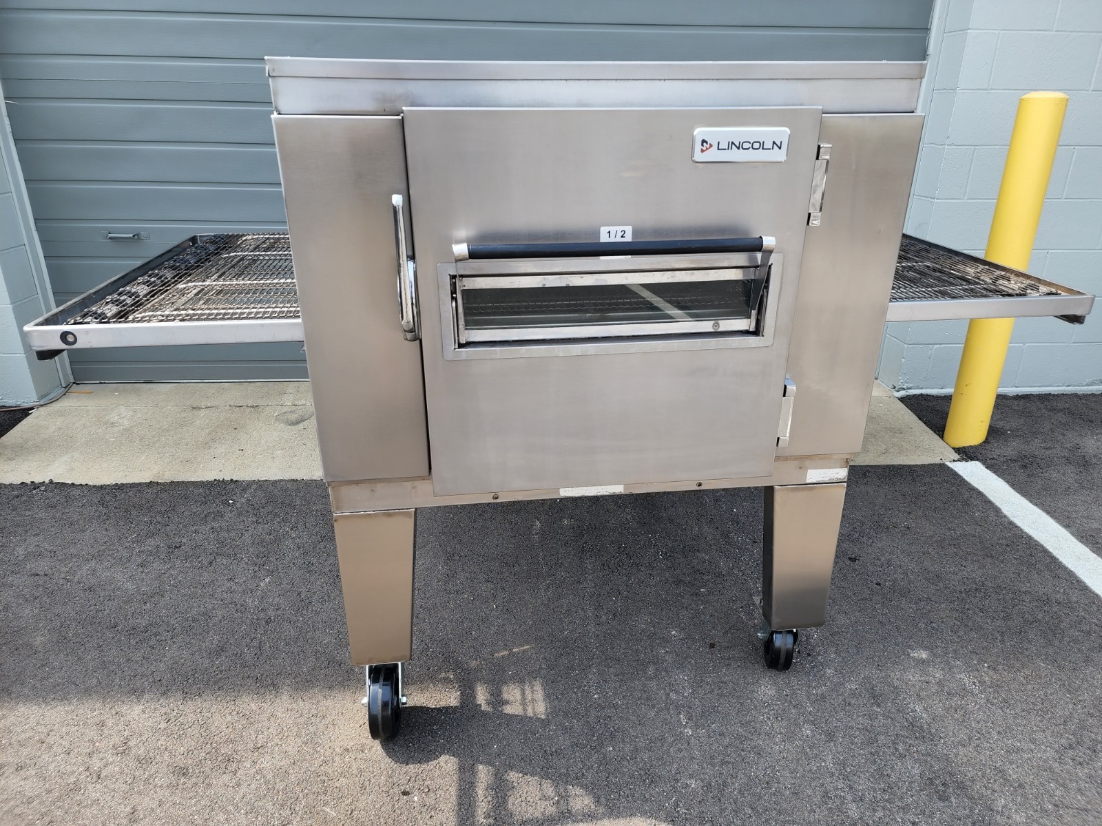 Lincoln Impinger 1450 Single Deck Gas Fired Conveyor Pizza Oven 32″