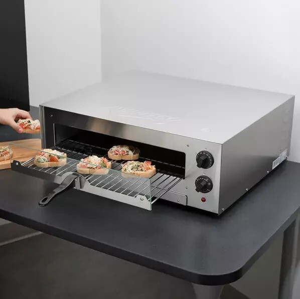 Commercial Stainless Steel Countertop Pizza Oven Toaster for 16″ Diameter Pizzas