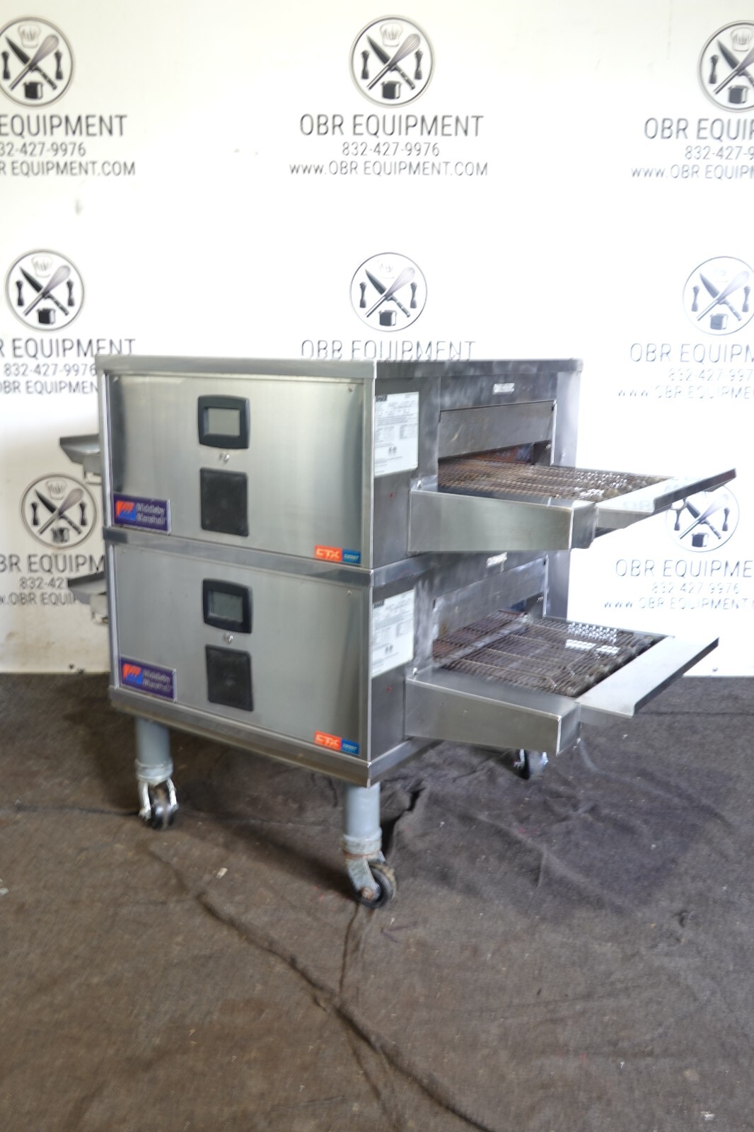 2023 MIDDLEBY MARSHALL CTX ELECTRIC DOUBLE STACK PIZZA CONVEYOR OVEN MODEL DZ33T