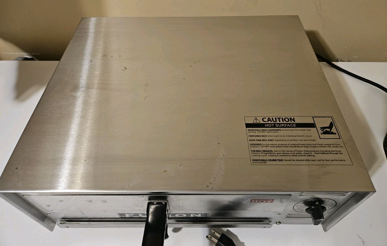 Fusion Commercial Electric Countertop Pizza Oven Model 507
