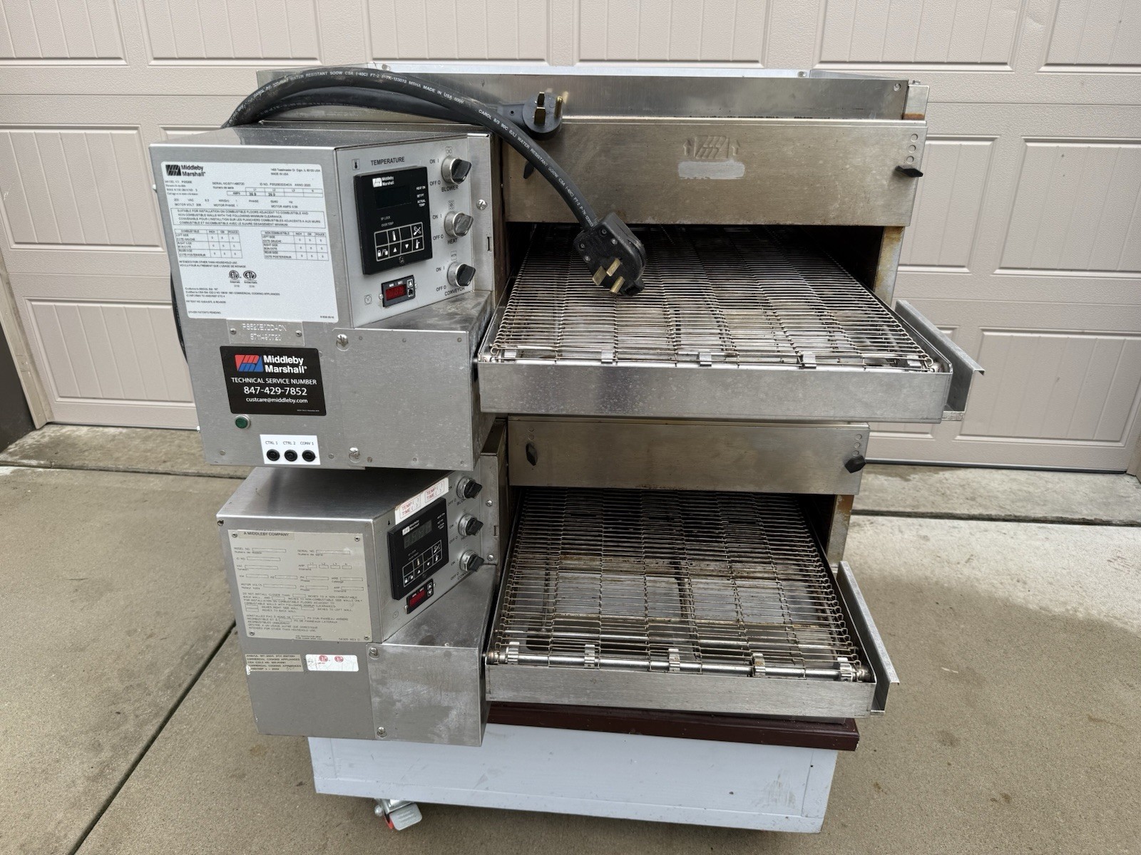 Middleby Marshall PS520E Double Stack Conveyor Pizza Oven **Belt Width 18″**