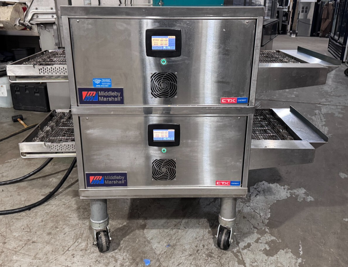 MIDDLEBY MARSHALL DOUBLE STACK CTX DZ33T ELECTRIC INFRARED CONVEYOR OVEN