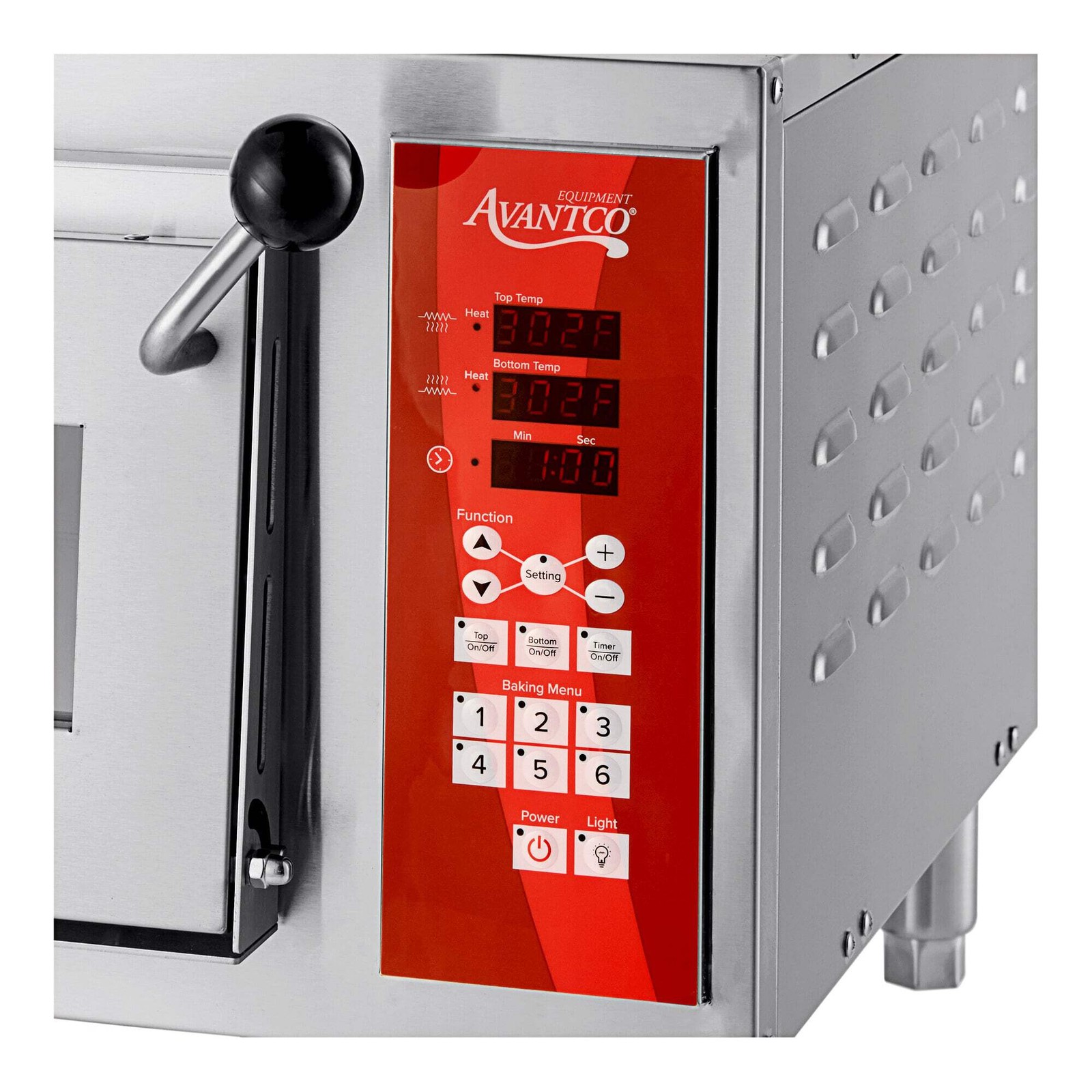 Double Deck Countertop Pizza / Bakery Oven w/ Two 18″ Chambers- (2) 1700W, 120V