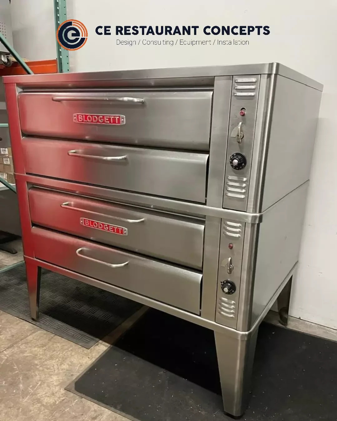 Pre-Owned Blodgett 961 Pizza oven double deck- Natural or Propane Gas