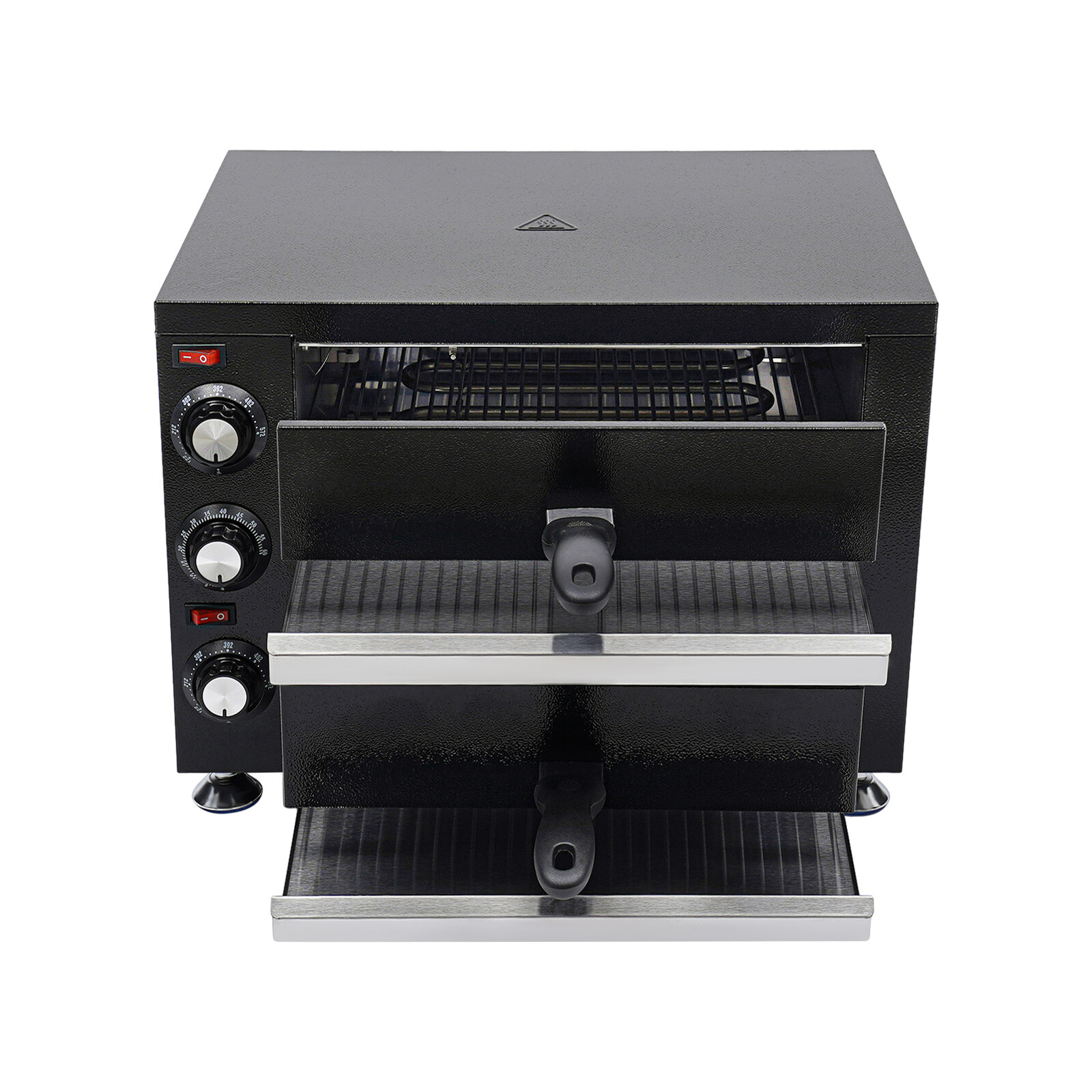 Commercial Electric Double Layer Countertop Pizza Oven Indoor Oven Pizza Cooker