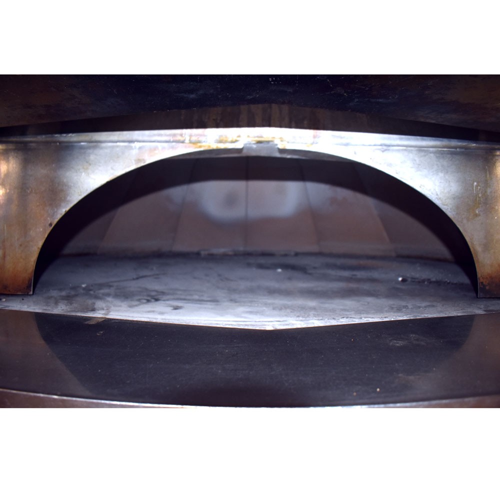Wood Stone WS-MS-7-RFG-IR-NG 7-Ft Mt Rainier Gas-Fired Pizza Oven NAT + Hood
