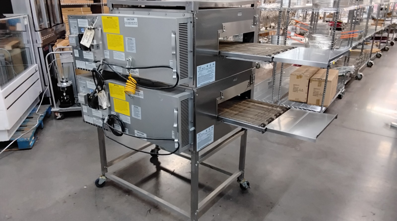 Lincoln Impinger 1116 Gas Double Deck Conveyor Oven