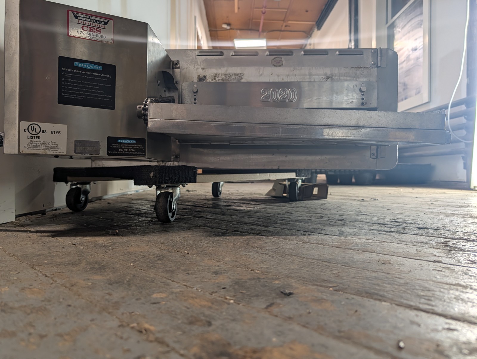 TurboChef HHC2020 Rapid Cook Pizza Conveyor Oven – 3 Phase – Tested and Working