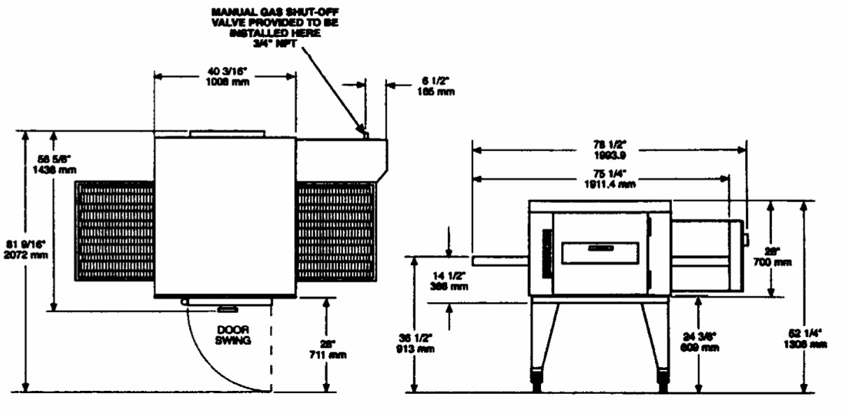 Lincoln 1000 natural gas single deck conveyor pizza oven – FREE SHIPPING!