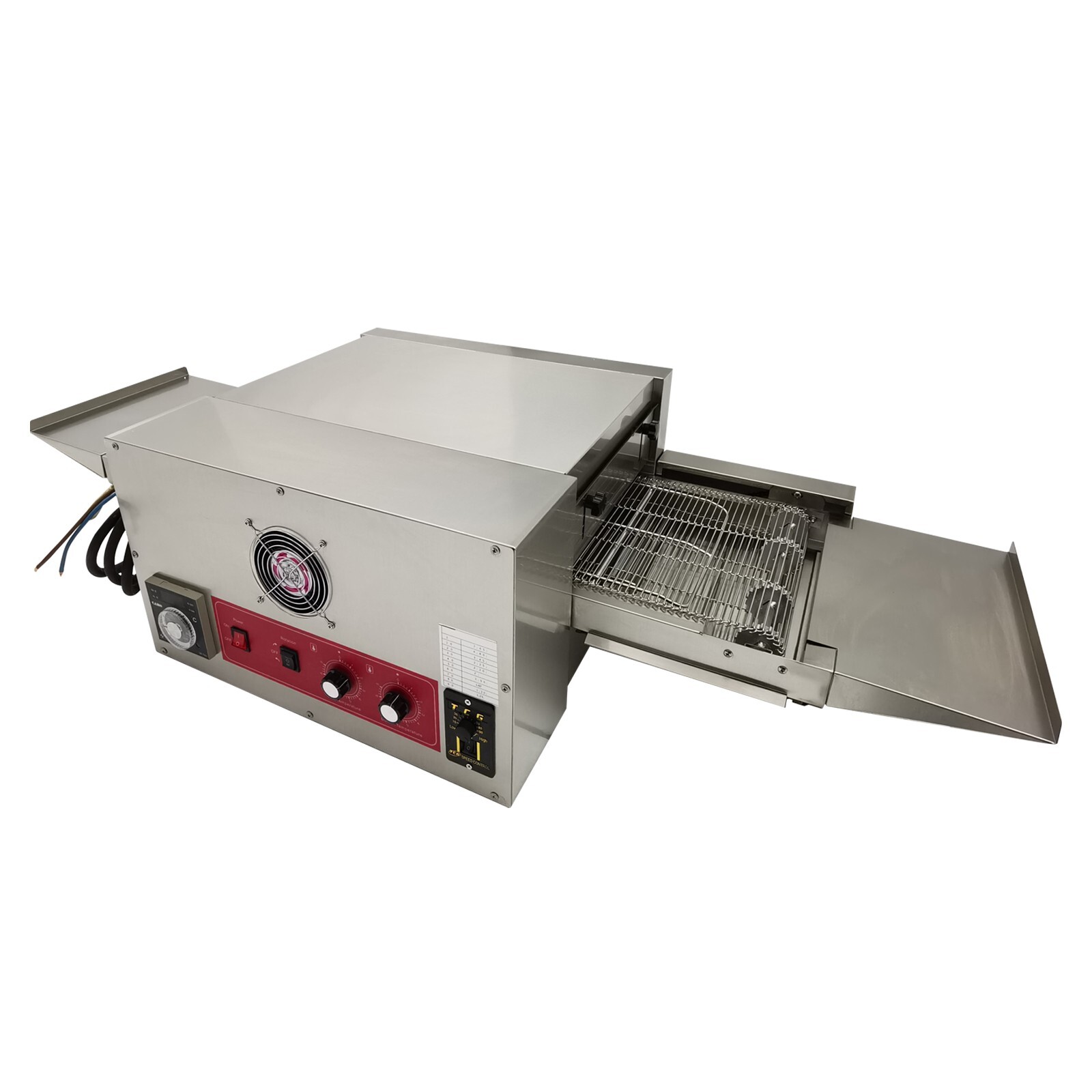 220V Countertop Conveyor Pizza Oven Commercial Baking Oven Electric Stove 12″