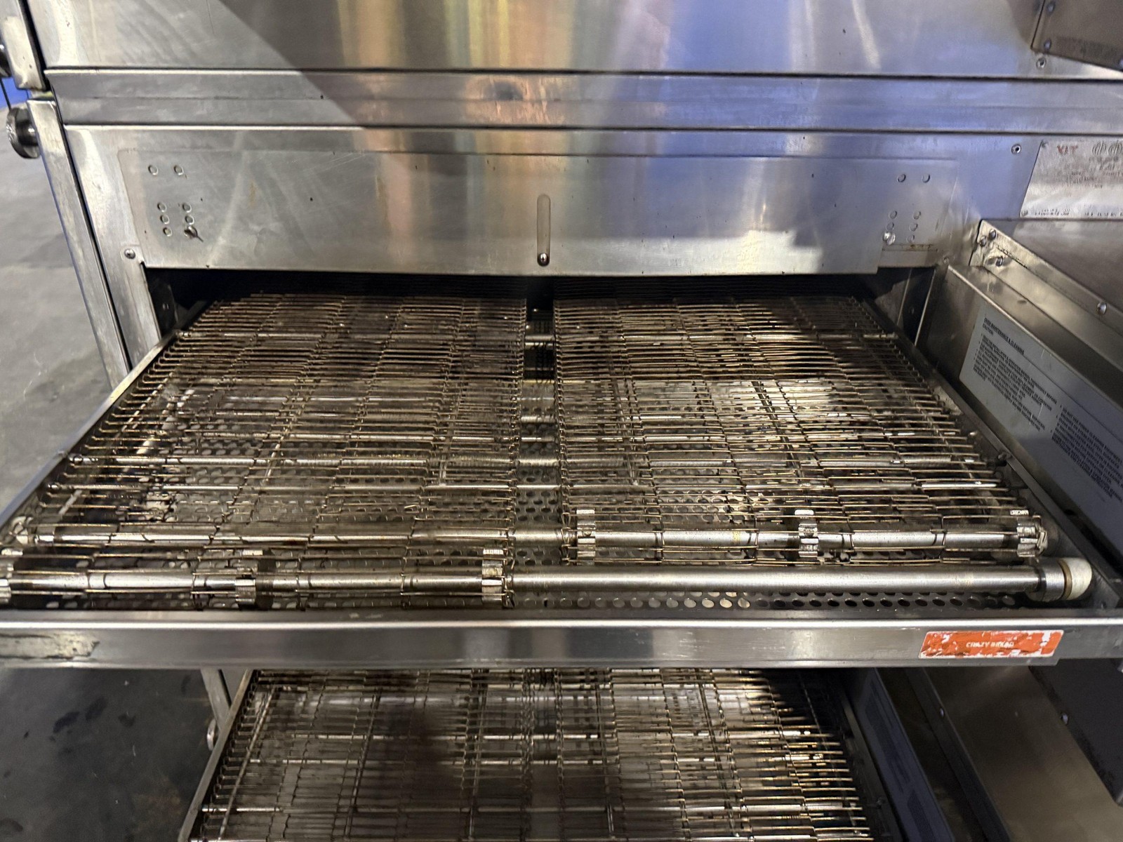 XLT X3D 3255-01338 LIQUID PROPANE TRIPLE STACK CONVEYOR PIZZA OVEN W/ VENT HOOD