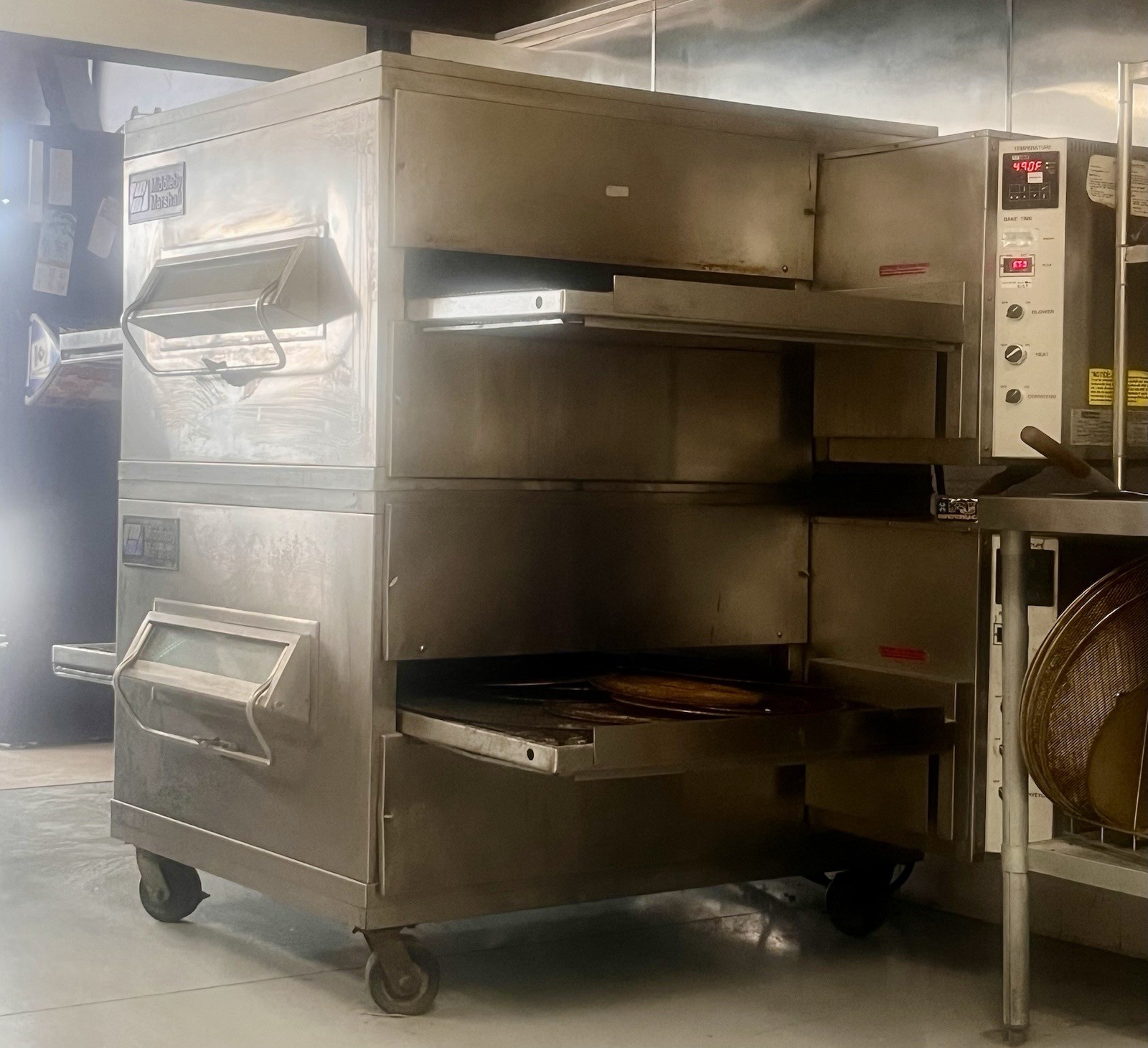 PIZZA OVEN DOUBLE MIDDLEBY MARSHALL PS200