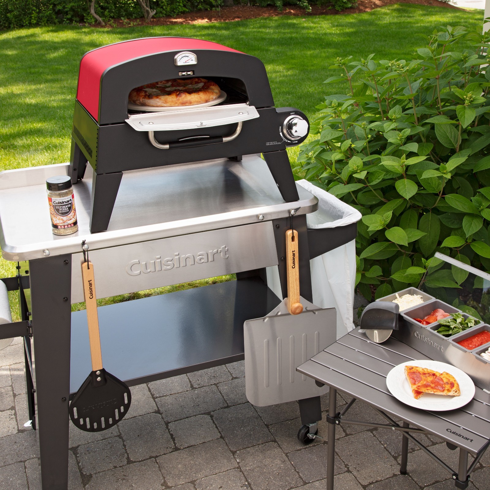cuisinart portable propane outdoor pizza oven model cpo 401
