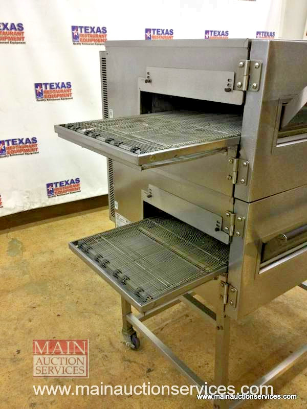 Lincoln Impinger 1116 Gas Double Conveyor Pizza Oven