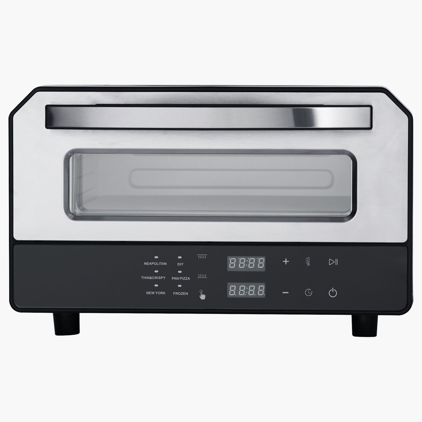 Electric Pizza Oven, 12 – Inch Countertop, 750°F, Touch Screen, 5 Presets