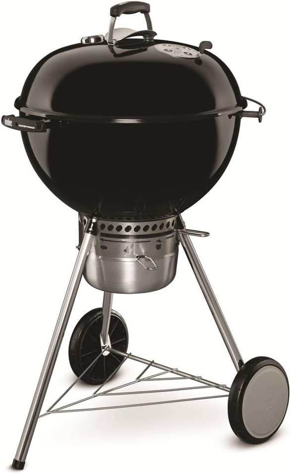 Weber Master-Touch Charcoal Grill, 22-Inch, Black – Premium Outdoor BBQ Grill
