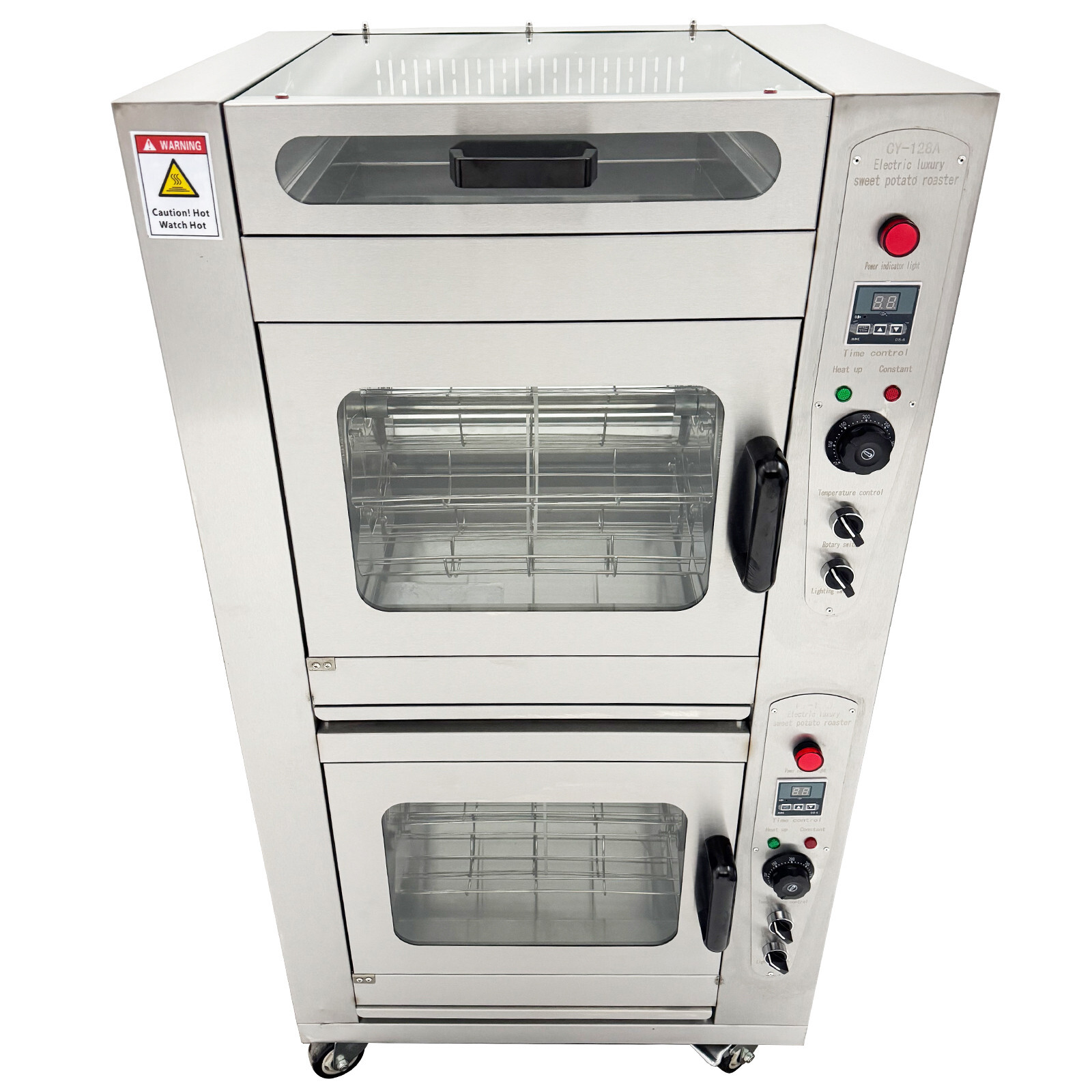 220V Commercial Corn Oven Sweet Potato Roaster Baking Stove Grill Oven
