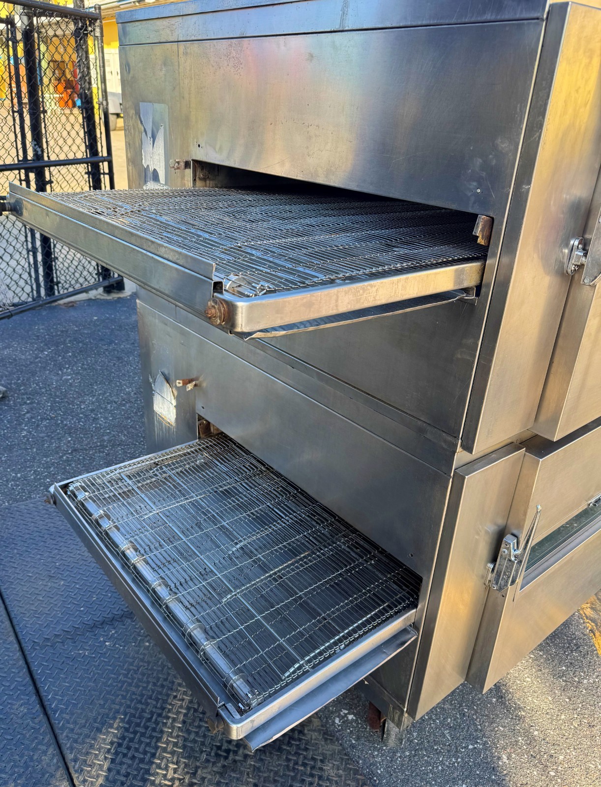 Lincoln Impinger 32″ Pizza Oven 2x Conveyer Belts Assembly 1450 1400 Series 1600
