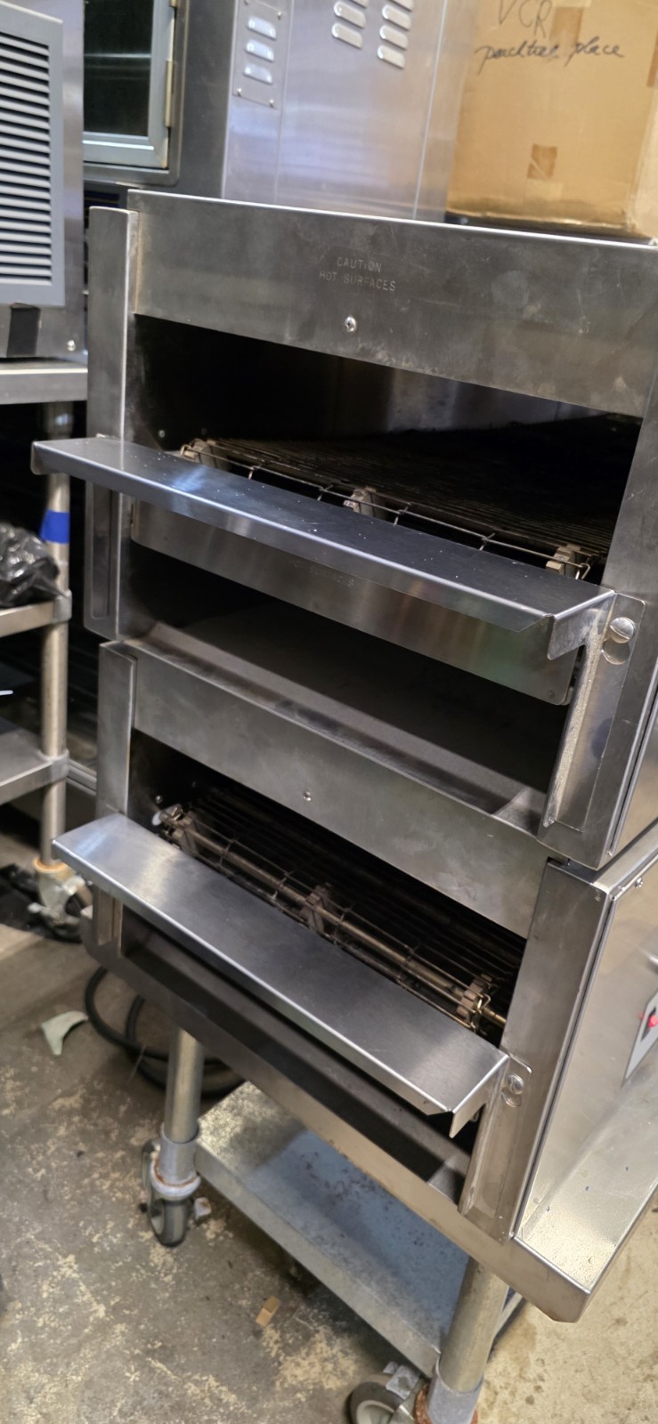 (2) STAR Holman 414HX Proveyor Conveyor Ovens Sandwich/Pizza Ovens