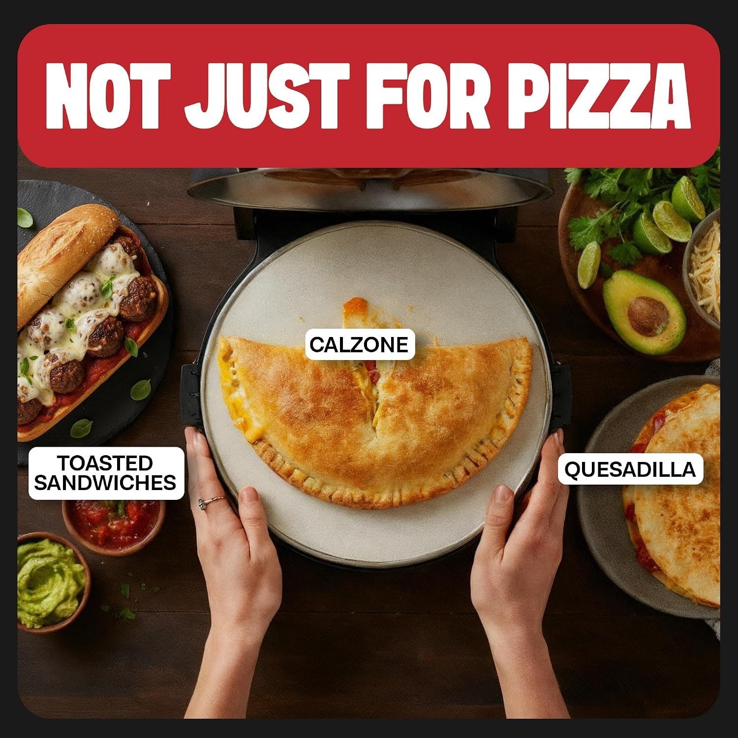 XL Electric Pizza Oven | Indoor Countertop Pizza Maker