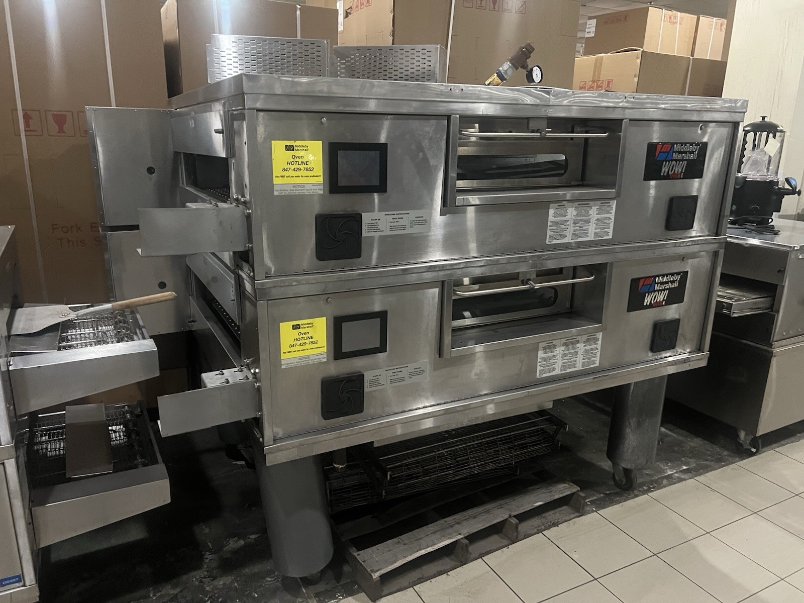 Middleby Marshall WOW! PS670G Double 32″ Conveyor Nat Gas Pizza Oven