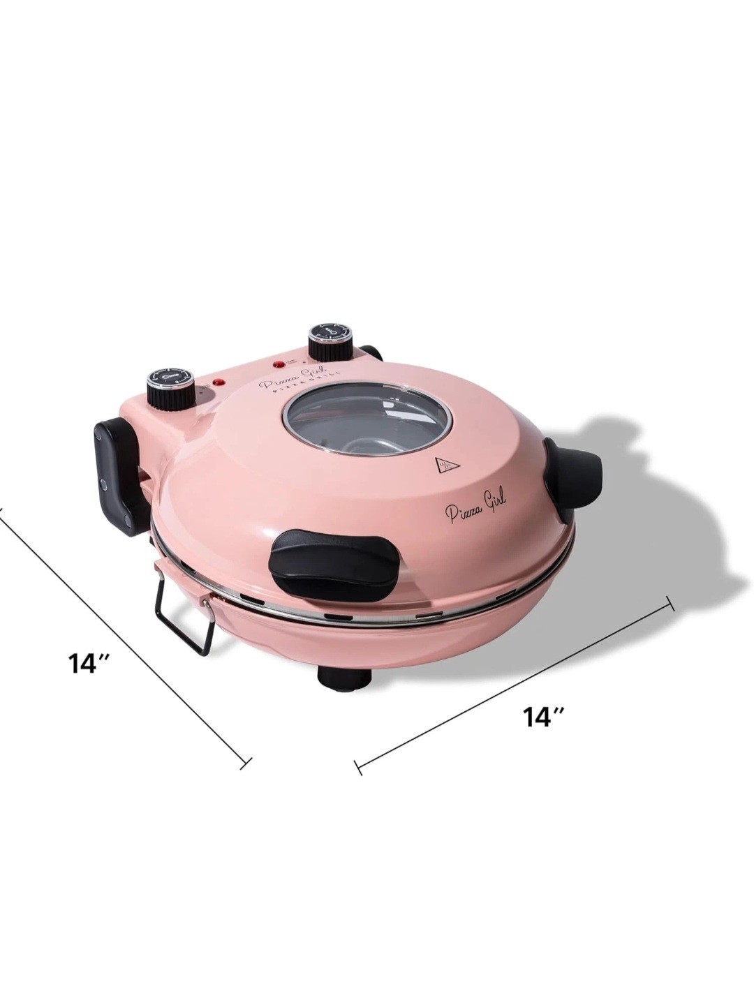 Crispy Crust Pizza Oven by (Cream) Electric Pizza Oven Indoor Portable, 12 In