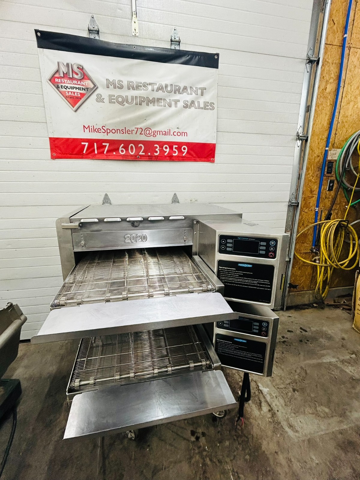 Turbochef HHC2020 High Speed Double Conveyor Pizza Ovens Refurbished and Works