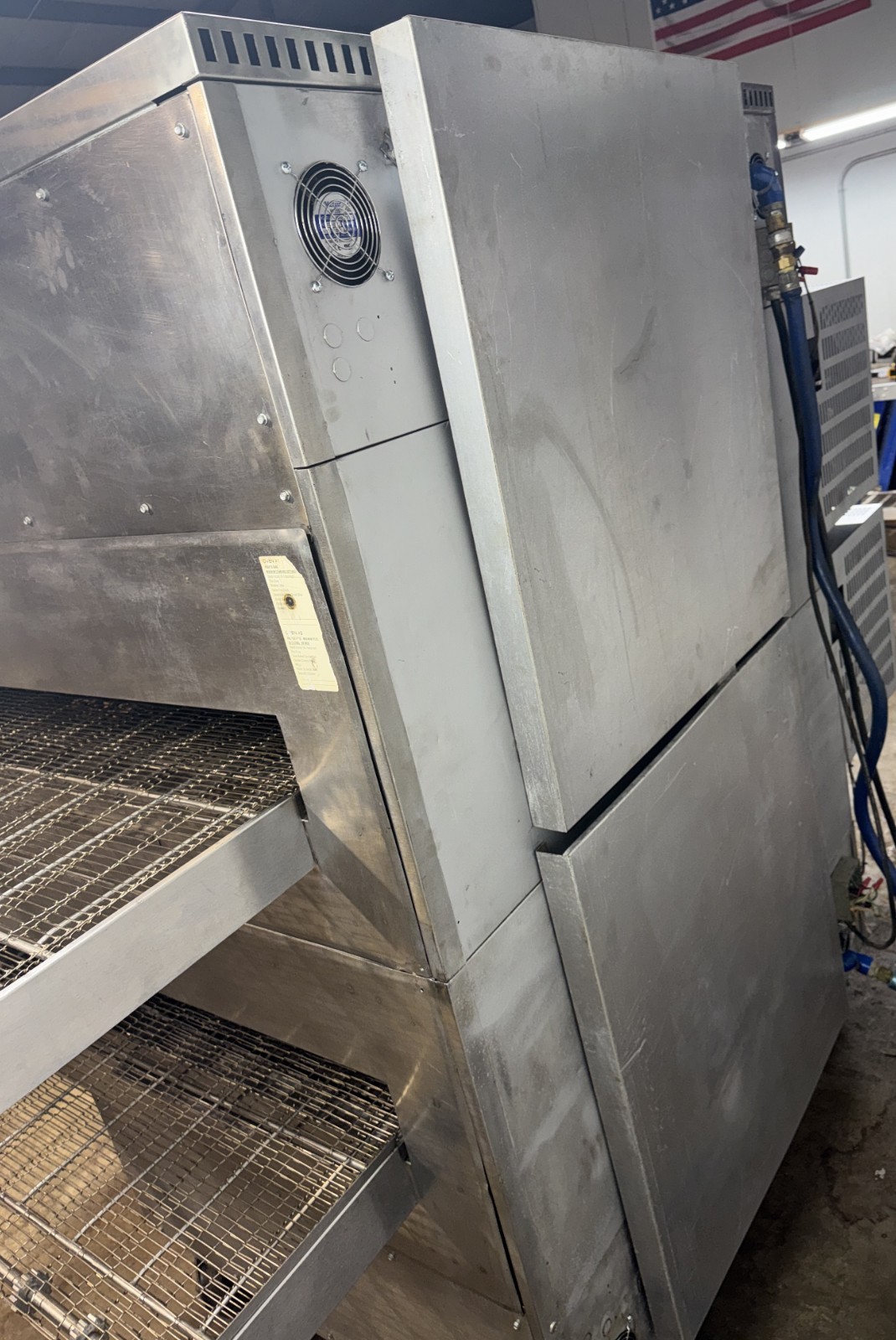 Middleby Marshall PS360 Doublestack Wide Body Gas Pizza Conveyor Oven