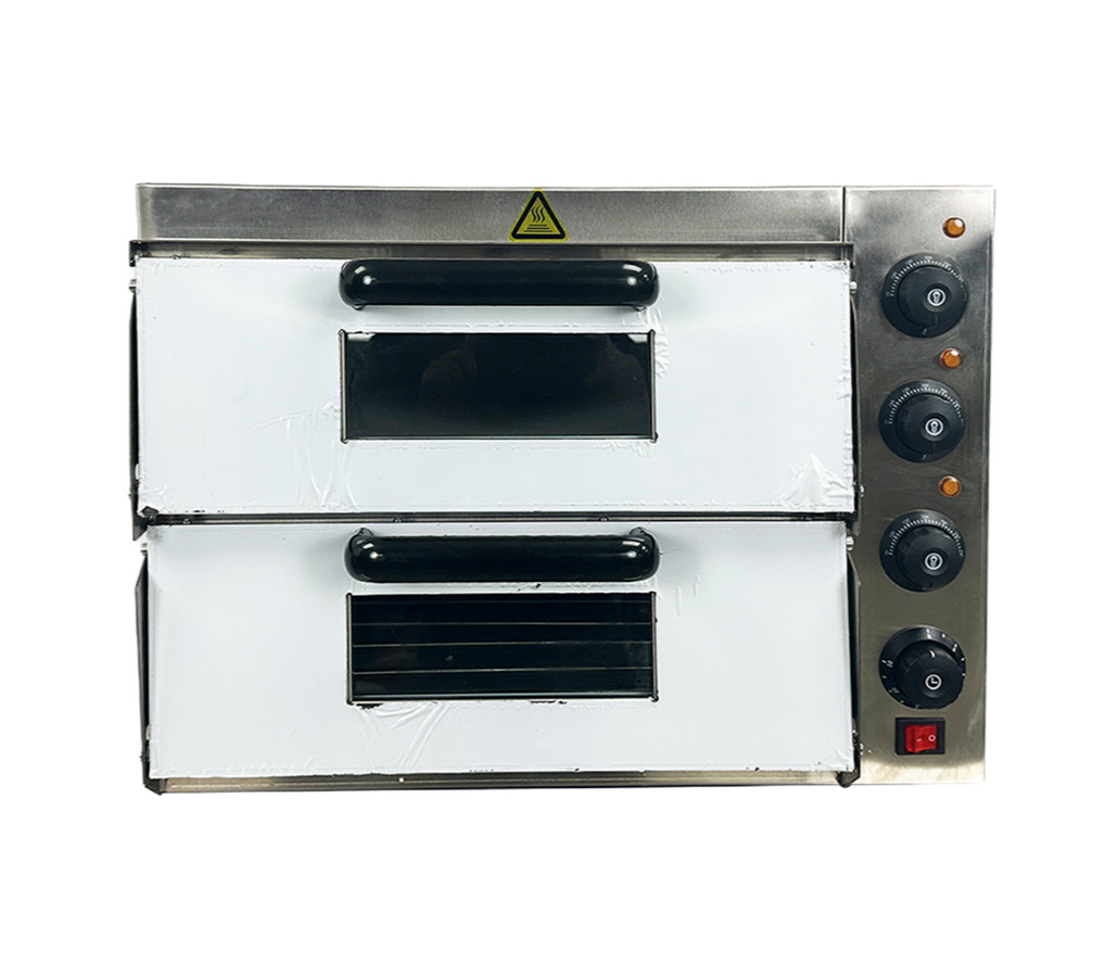 Commercial Electric Double Deck Pizza Oven 3000 W
