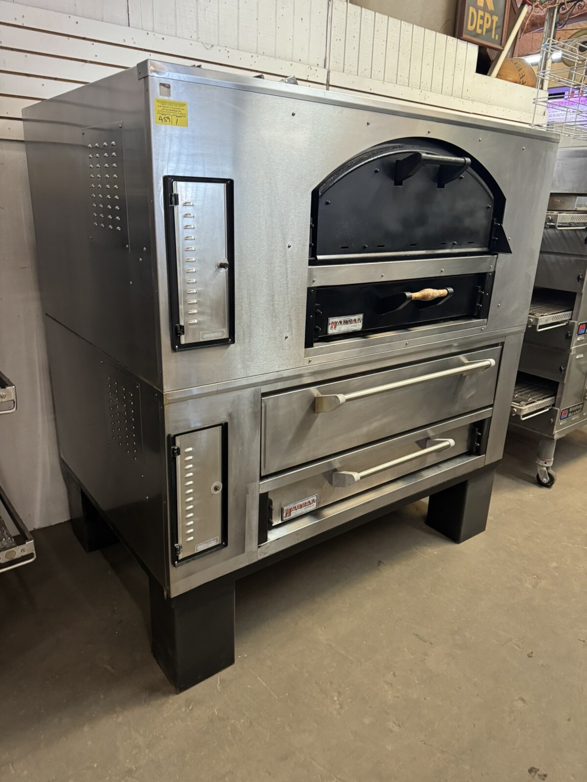 MARSAL DOUBLE DECK BRICK PIZZA OVEN – MB42 NATURAL GAS -GOOD BRICKS