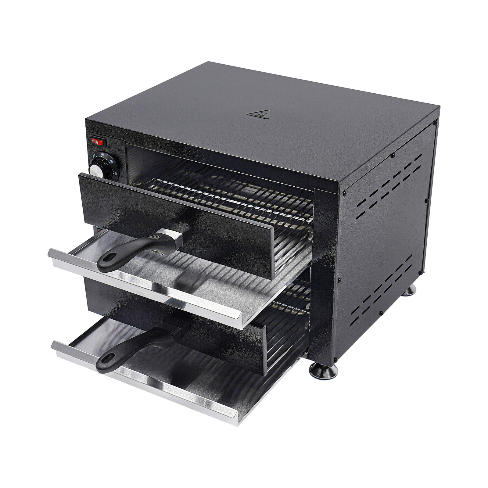 Commercial Electric Double Layer Countertop Pizza Oven Indoor Oven Pizza Cooker