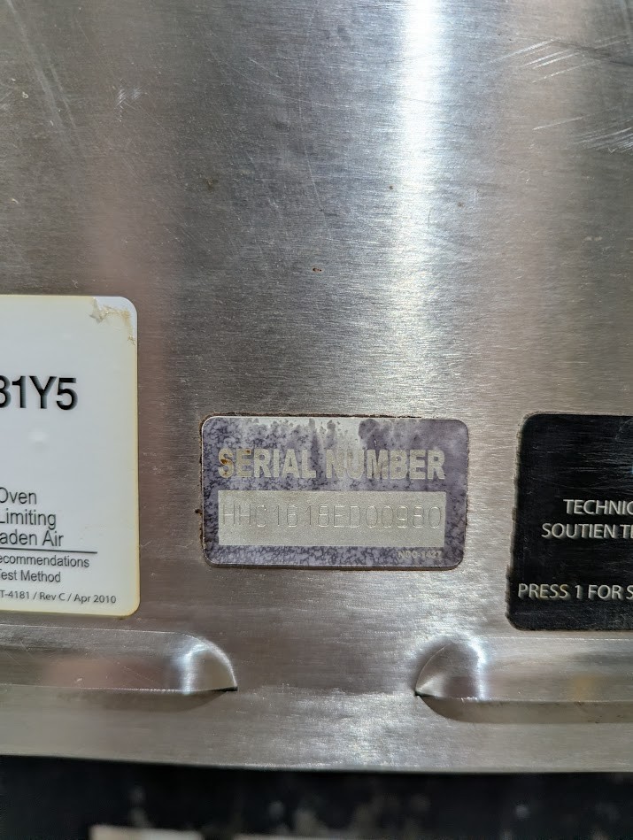 Turbochef HCS1618 Ventless Electric Conveyor Pizza Oven, 208-240v, 1-ph