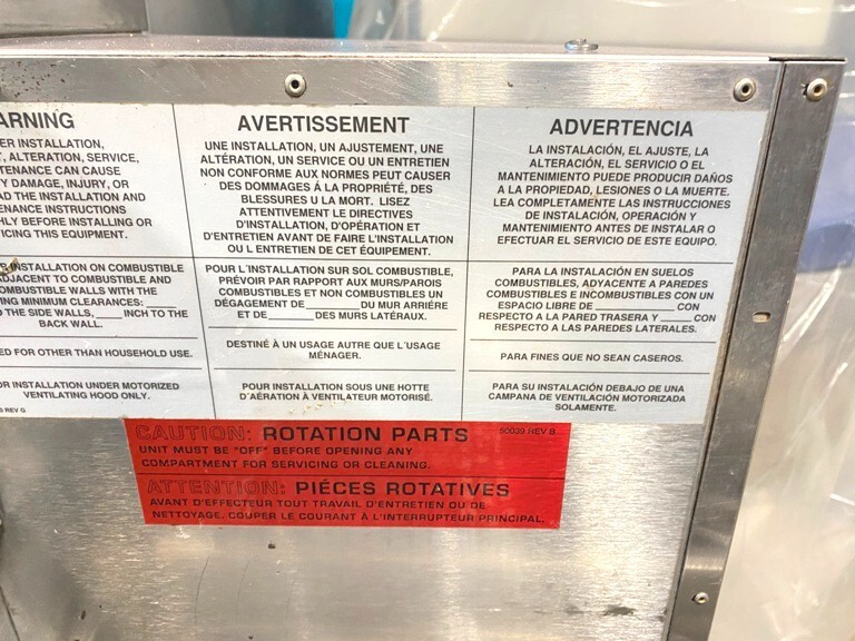 Oven/ Pizza Middleby Marshall PS570G-M Conveyor Oven/ Gas BTU-170,000/H