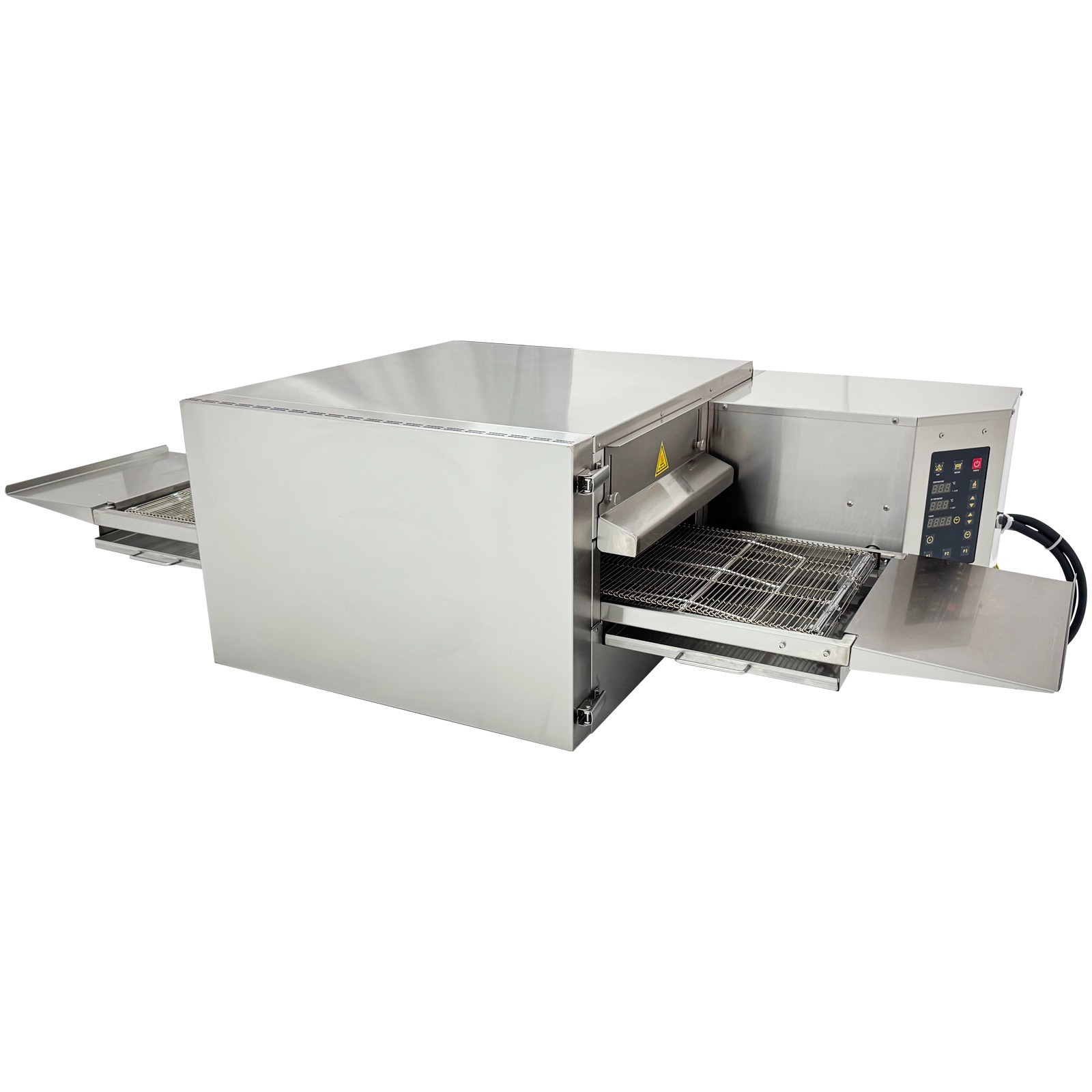 Hot Air Circulation Commercial Pizza Oven 9KW Fast Baking Conveyor Pizza Making