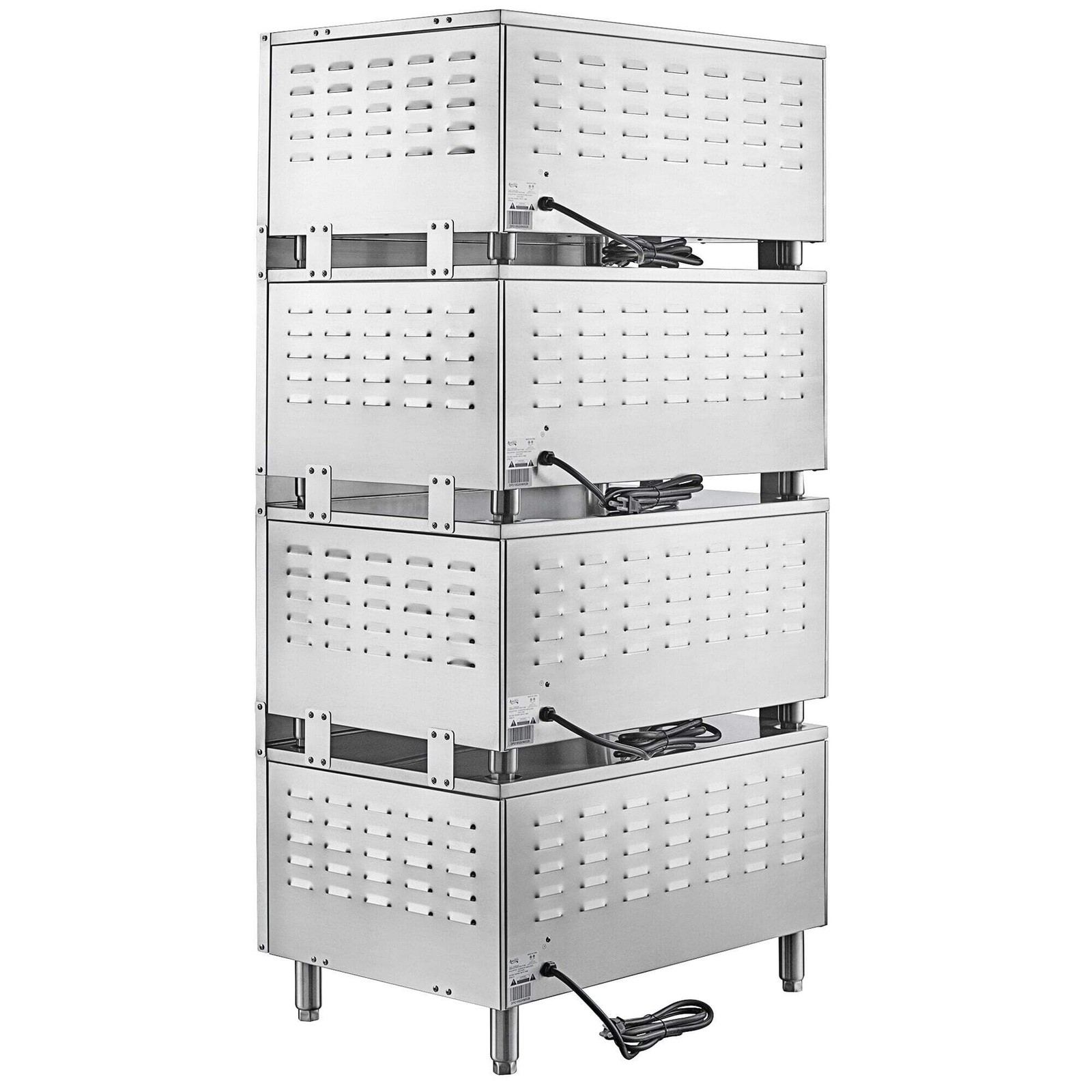 Quadruple Deck Pizza/Bakery Oven with Four Independent Chambers; (4) 1700W, 120V